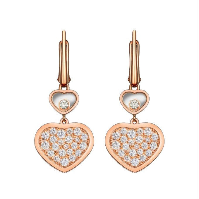 HAPPY HEART EARRINGS FULL DIAMOND
