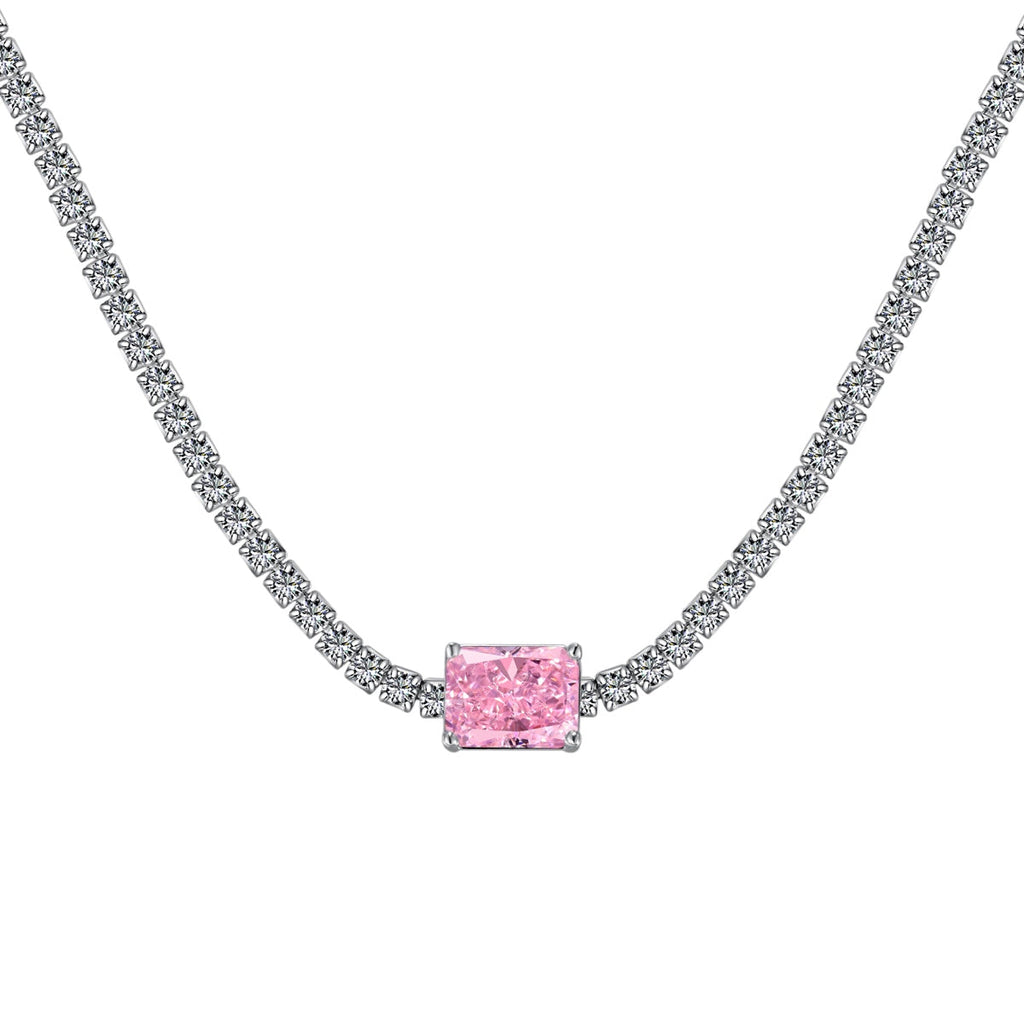 [HOT] Collier taille émeraude orné de 2,0 carats