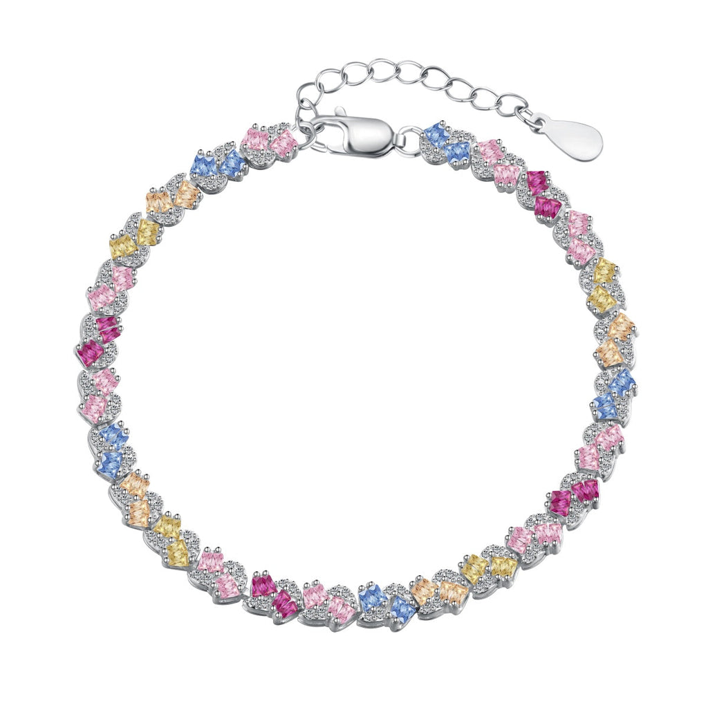[HOT]Ornate Colorful Flower Shape Party Bracelet
