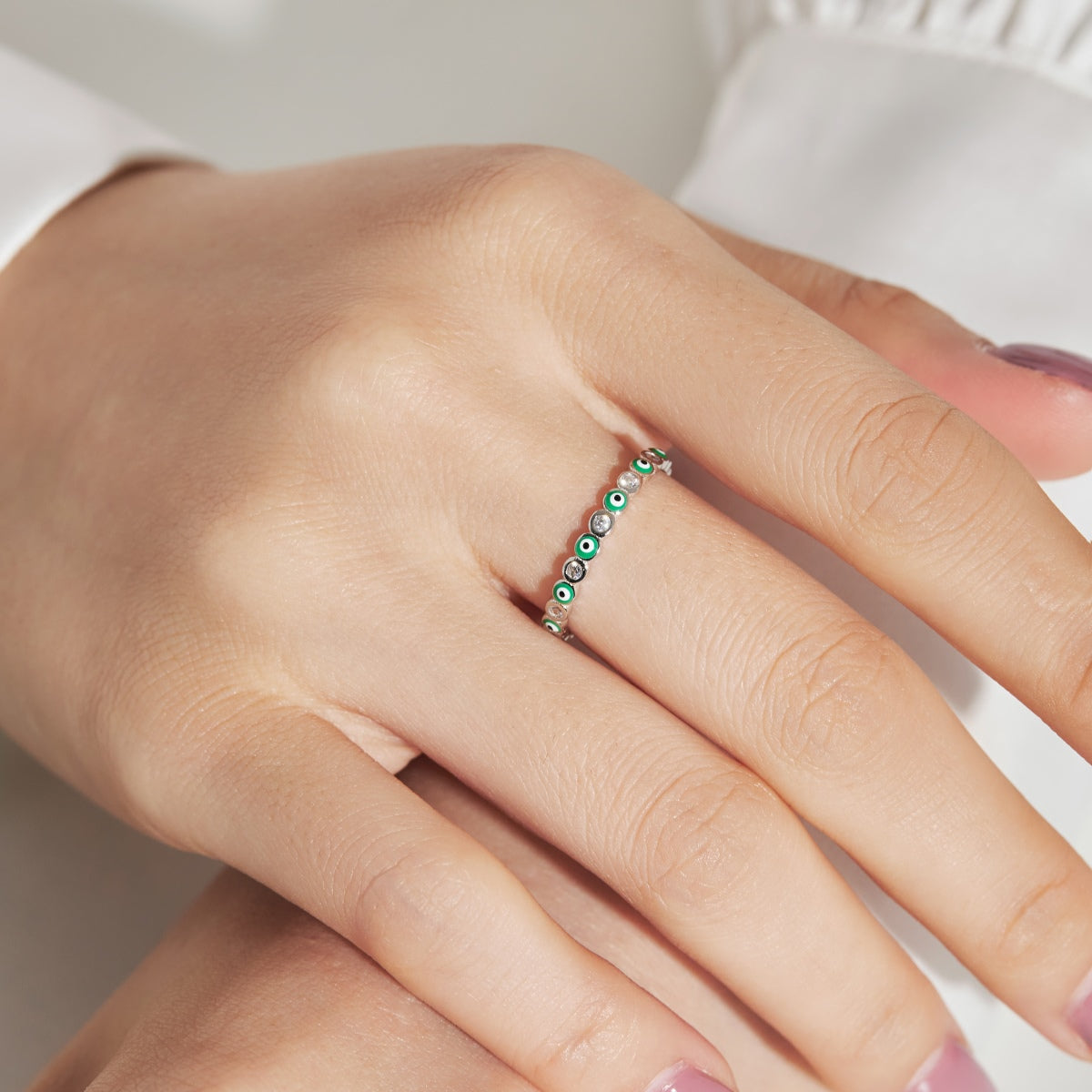 [HOT] Bague quotidienne ronde et scintillante