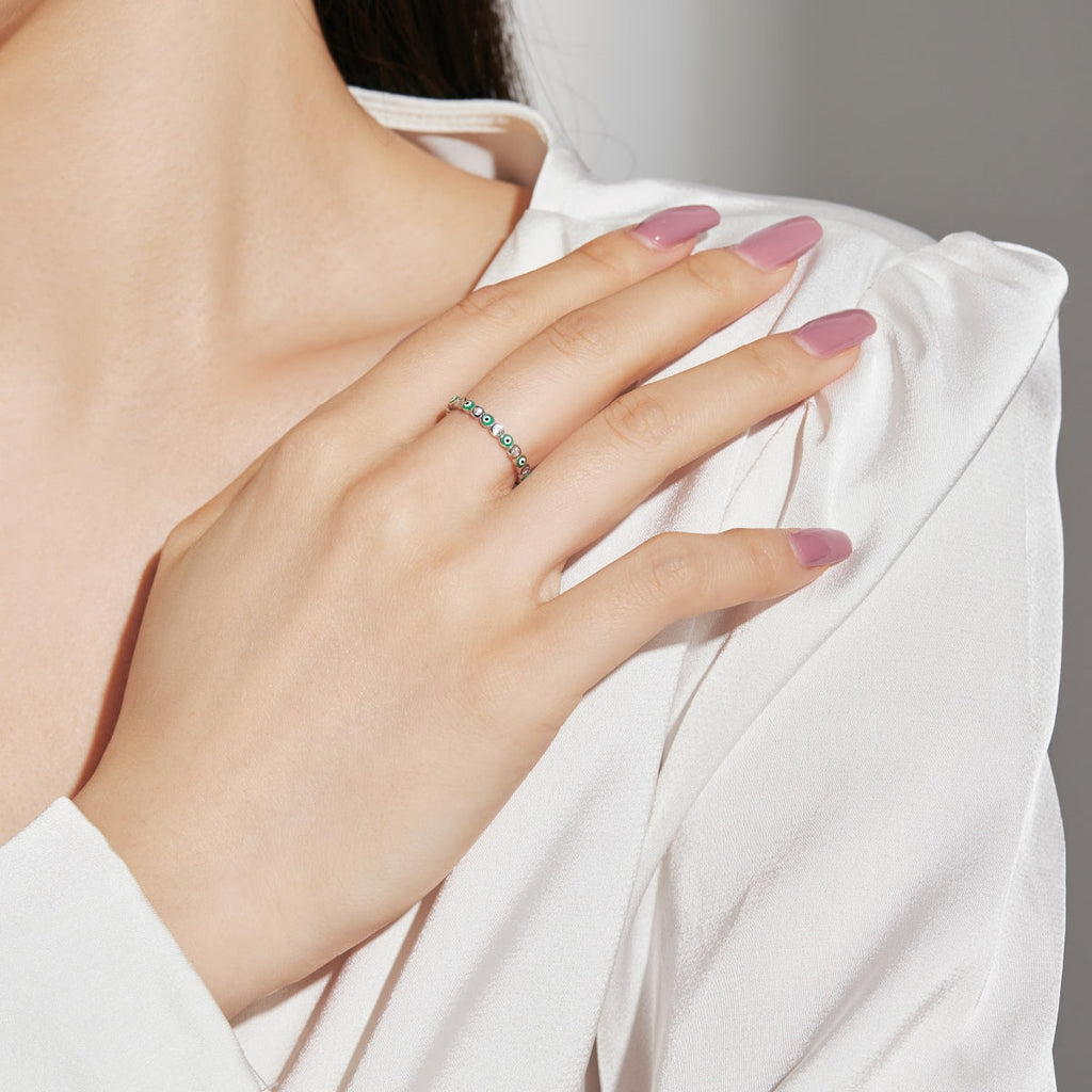 [HOT] Bague quotidienne ronde et scintillante