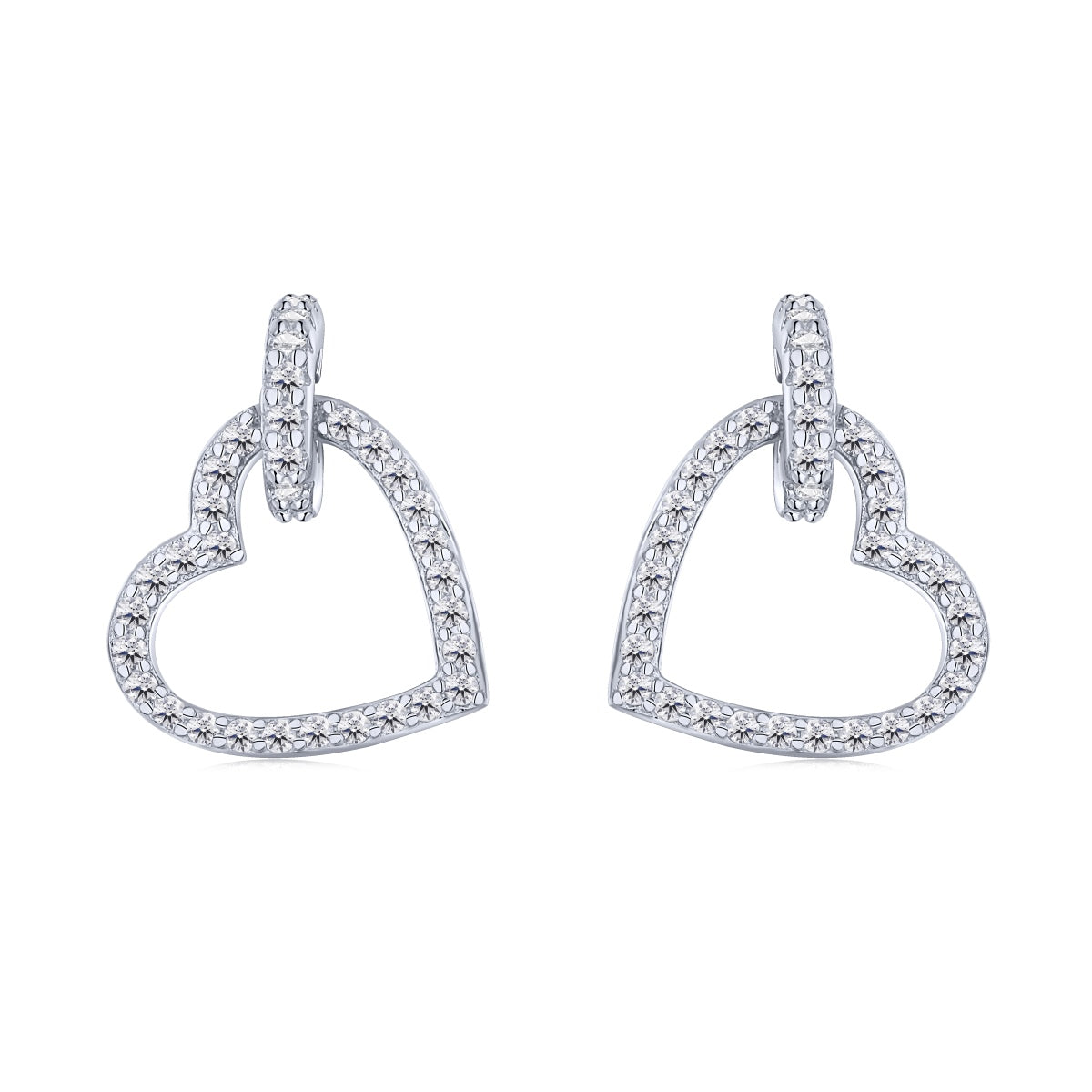 [HOT] Boucles d'oreilles délicates en forme de cœur