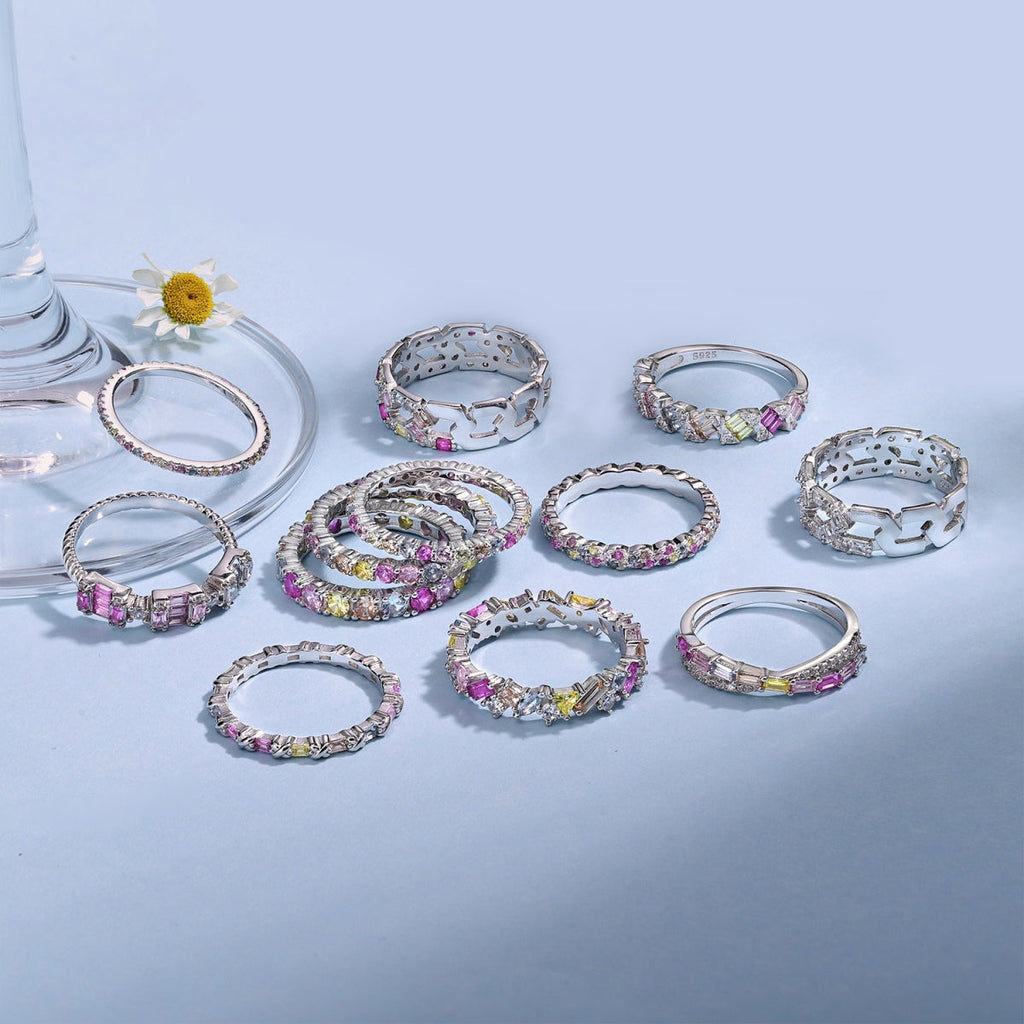 [HOT]Radiant Sparkling Round Cut Daily Ring