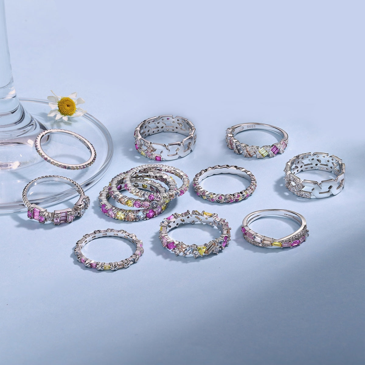 [HOT]Radiant Sparkling Round Cut Daily Ring