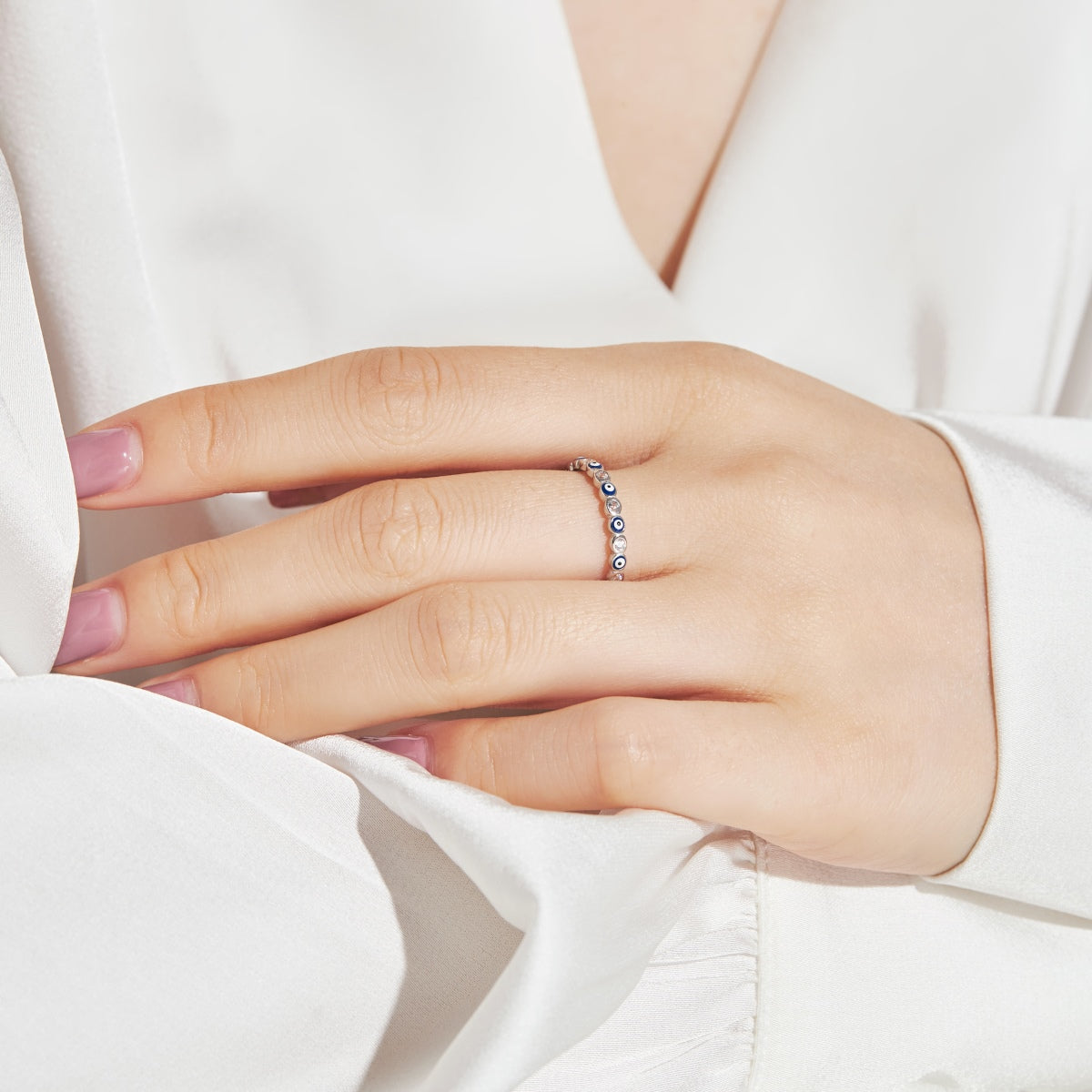 [HOT] Bague quotidienne ronde et scintillante