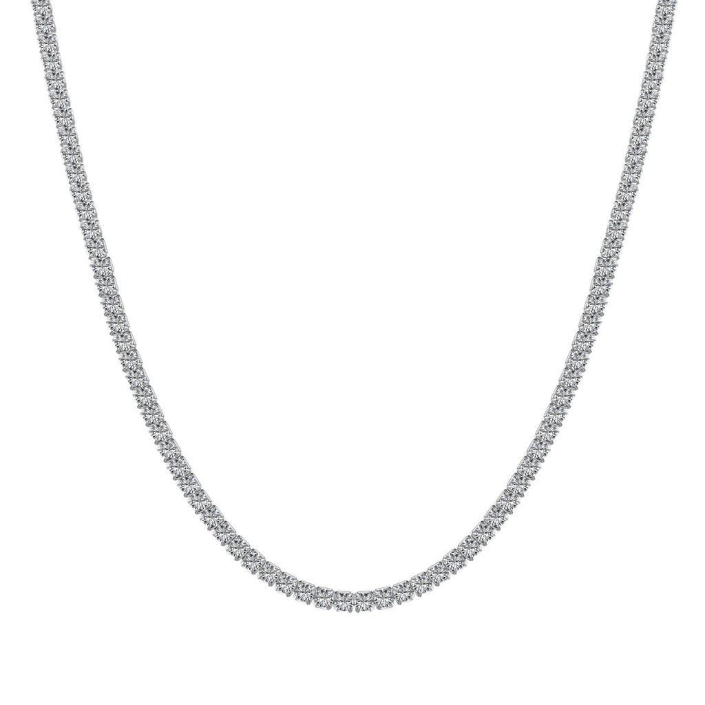 [HOT]Delicate Round Shape Tennis Necklace