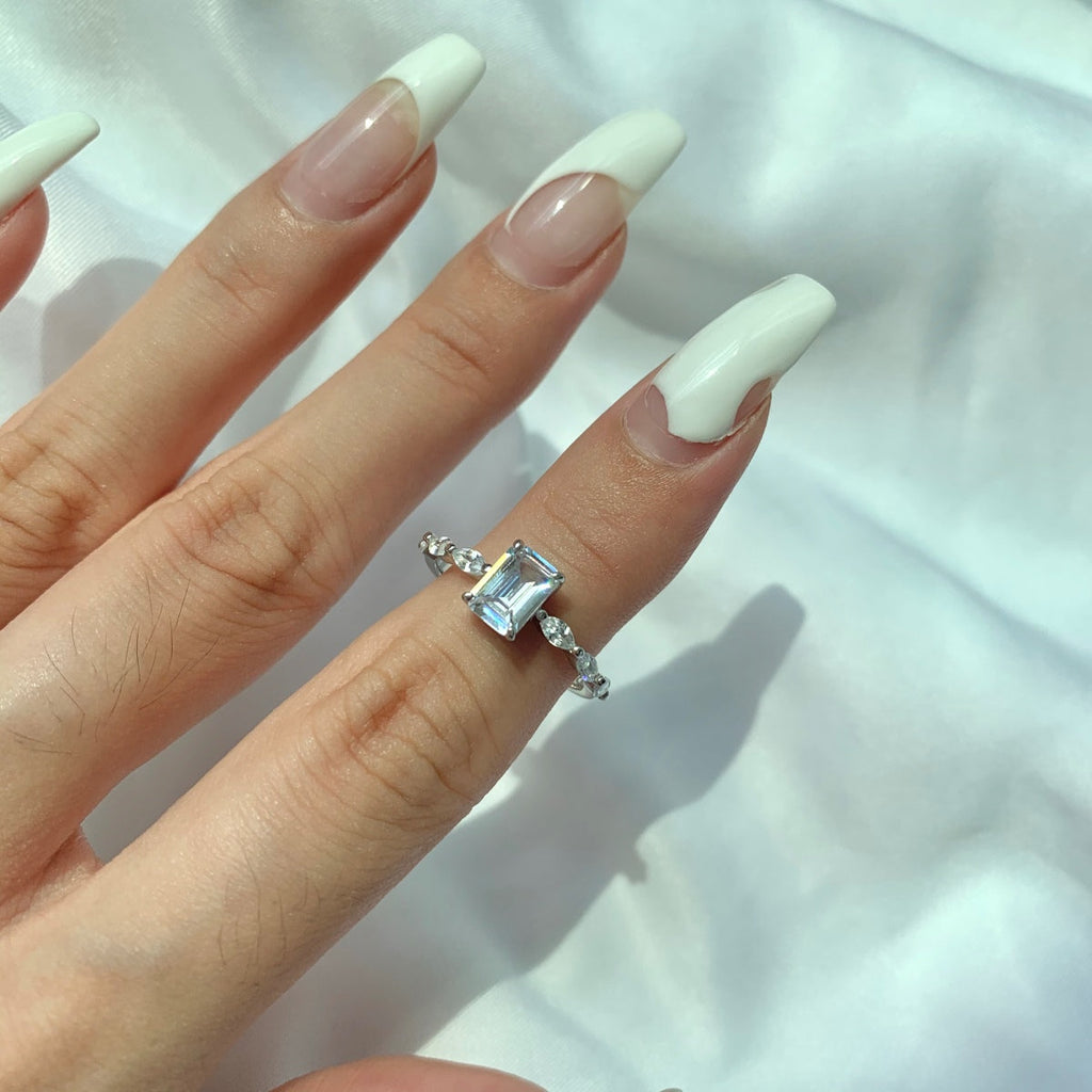 [HOT] Bague quotidienne délicate et resplendissante de 1,0 carat