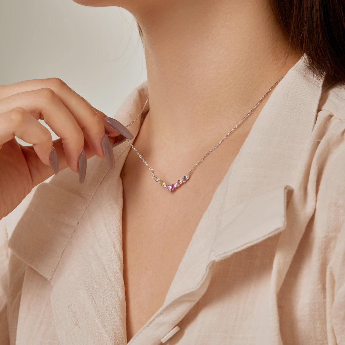 [HOT]Dazzling Rainbow Necklace