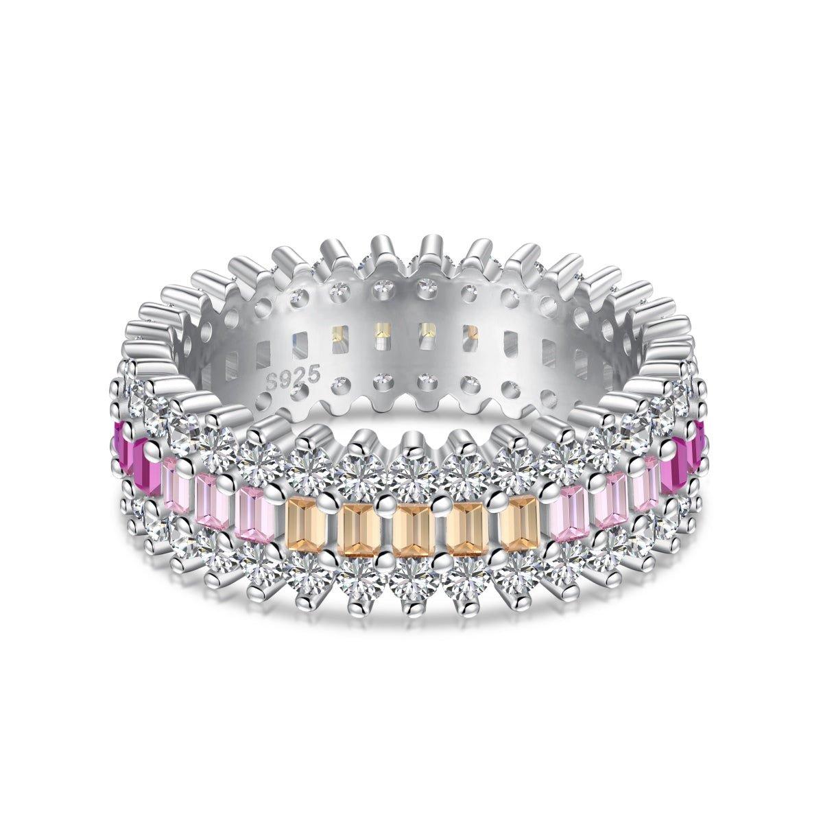 [HOT] Bague quotidienne ornée de motifs colorés et radieux
