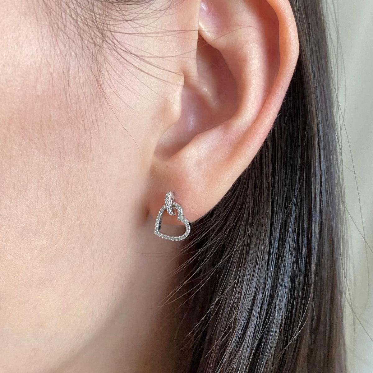 [HOT] Boucles d'oreilles délicates en forme de cœur