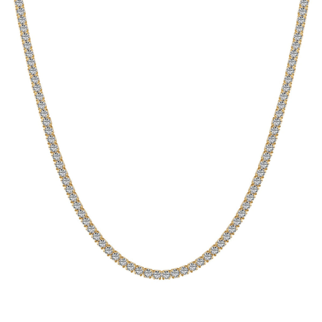[HOT] Collier de tennis de forme ronde délicate