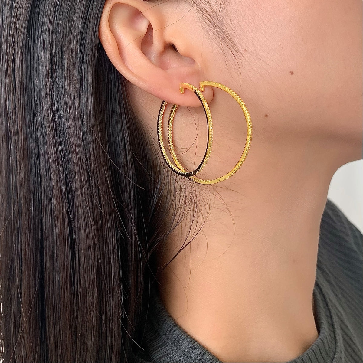 [HOT] Boucles d'oreilles créoles larges populaires
