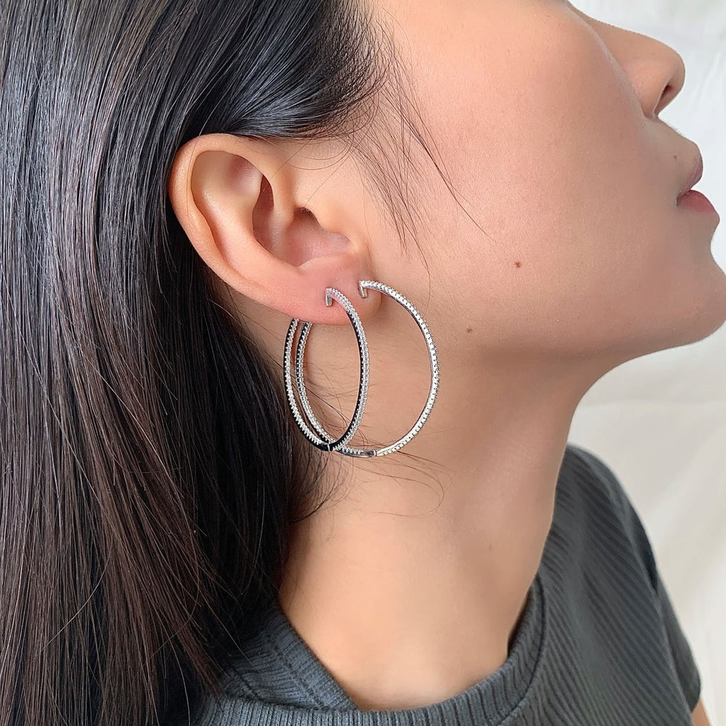 [HOT] Boucles d'oreilles créoles larges populaires