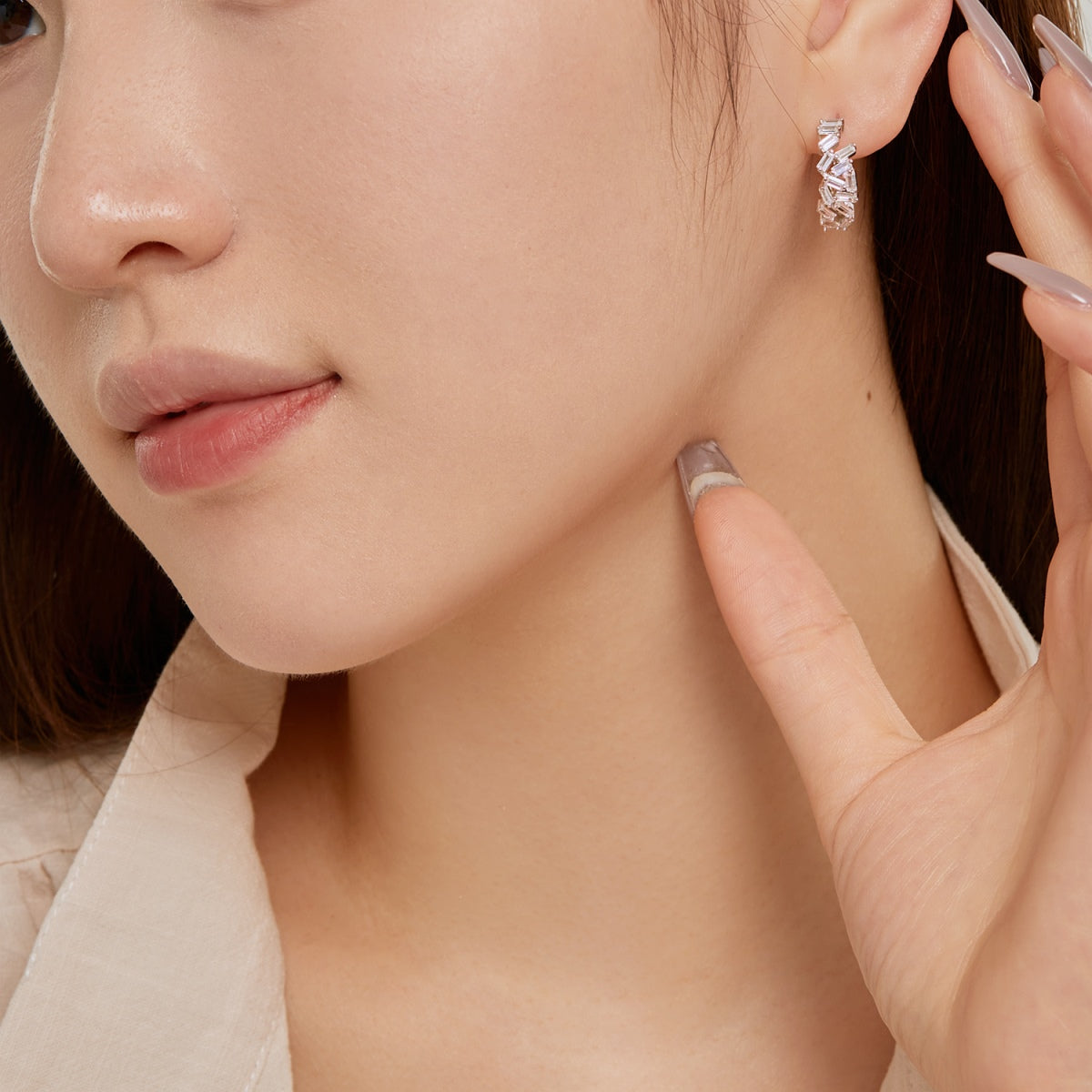 [HOT] Boucles d'oreilles éblouissantes et colorées en émeraude taille quotidienne