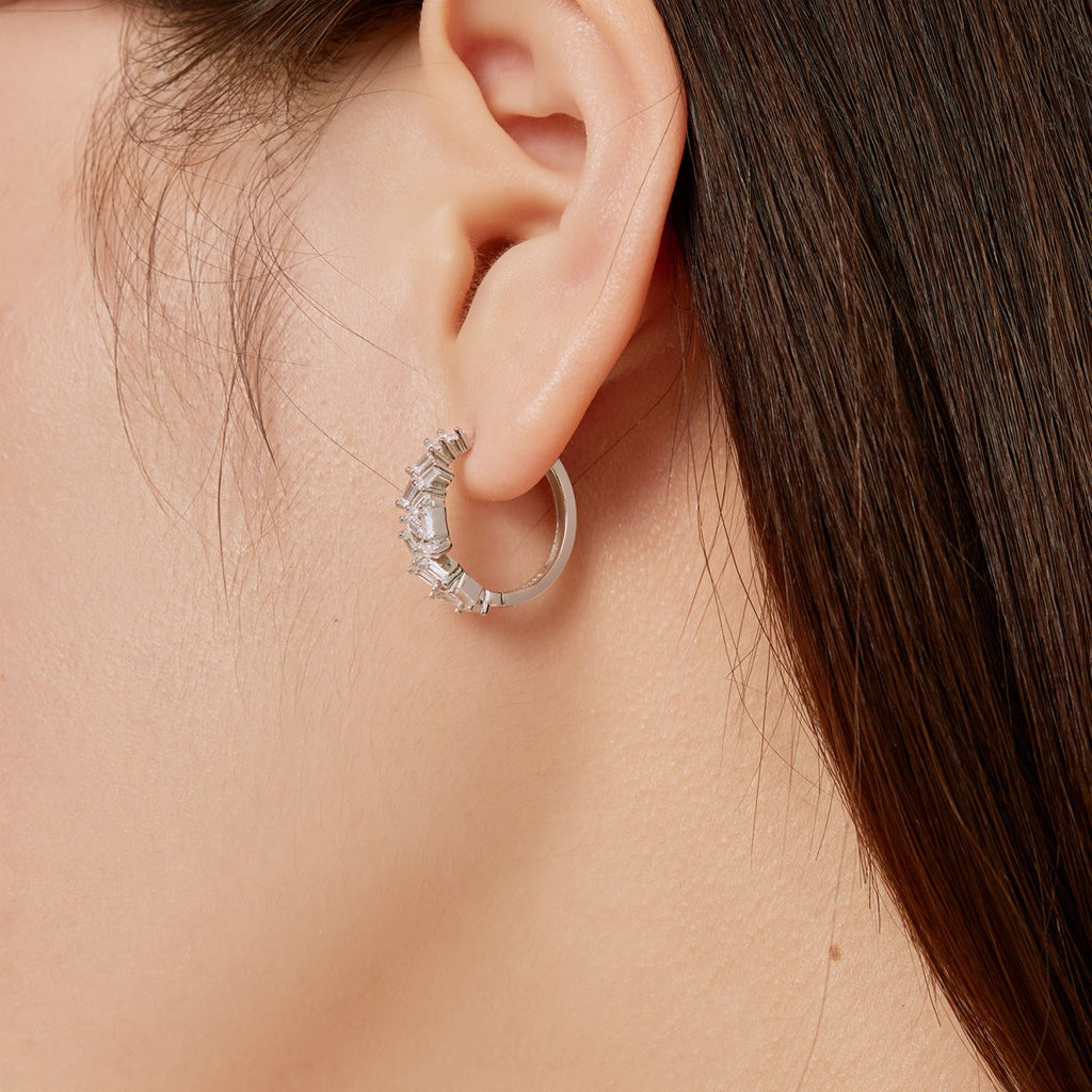 [HOT] Boucles d'oreilles éblouissantes et colorées en émeraude taille quotidienne