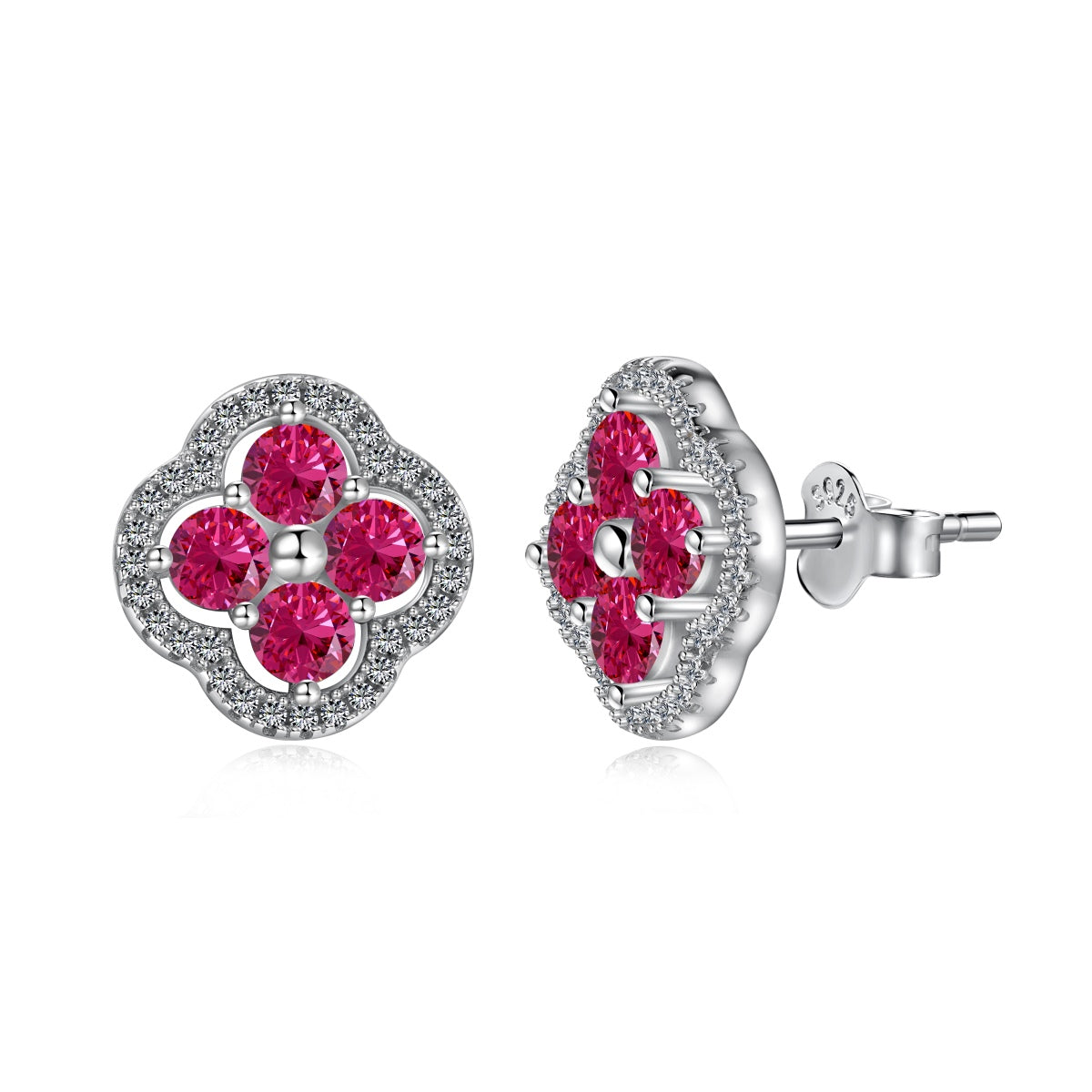 [HOT] Boucles d'oreilles exquises en forme de trèfle à quatre feuilles