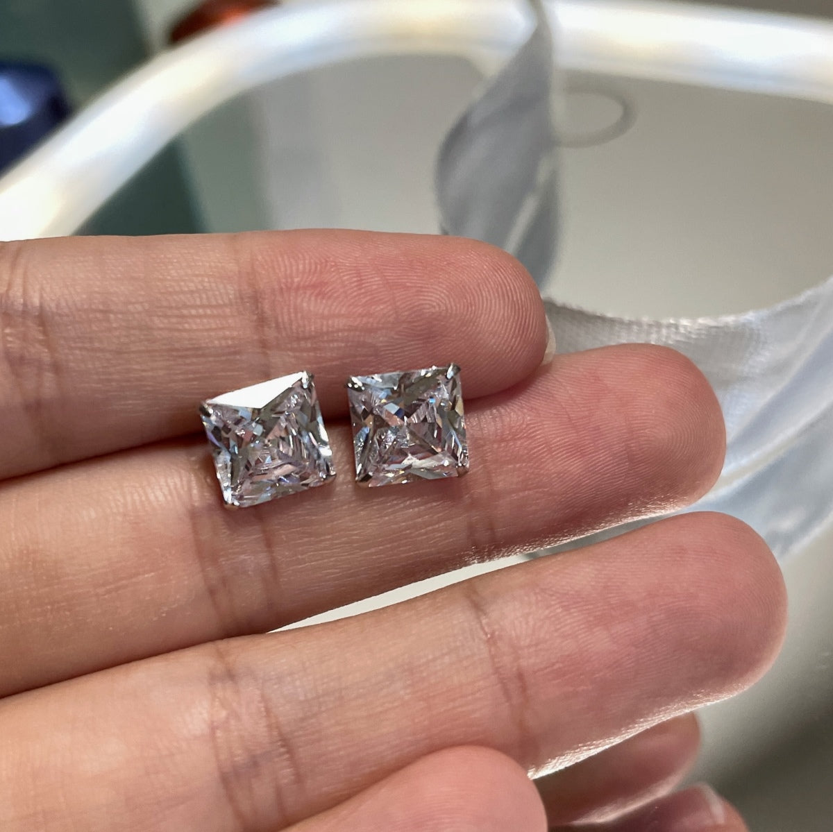 [HOT] Boucles d'oreilles carrées ornées