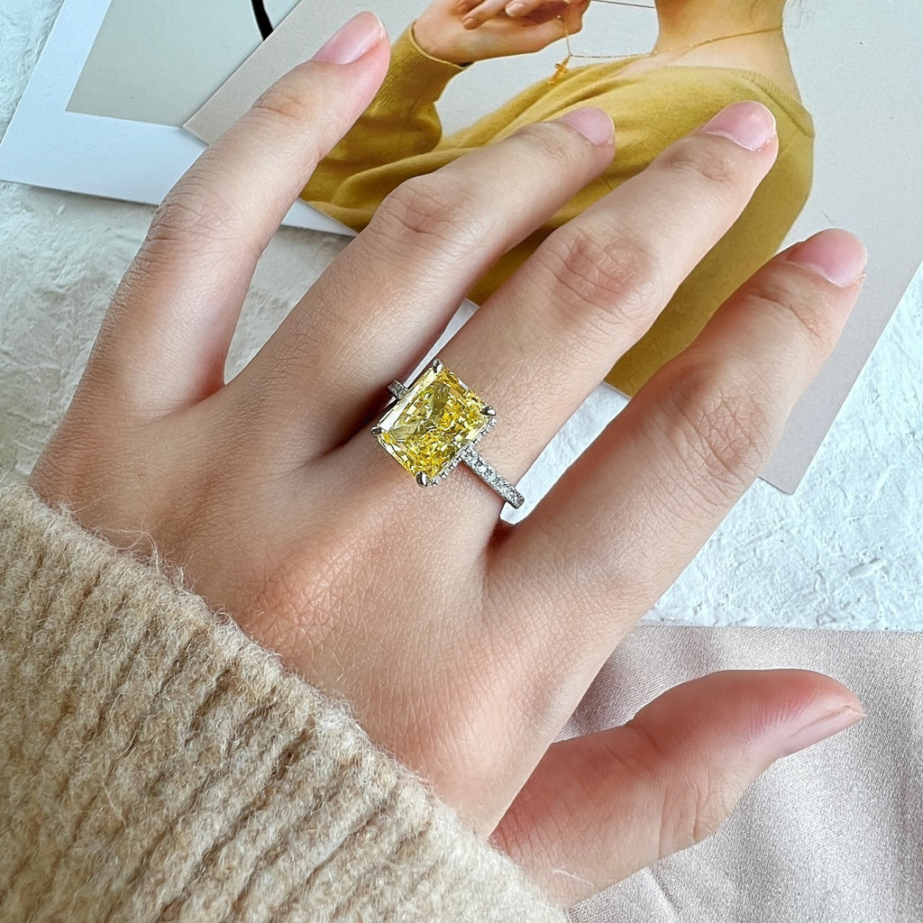 [HOT] Bague de fiançailles luxueuse de 4,0 carats