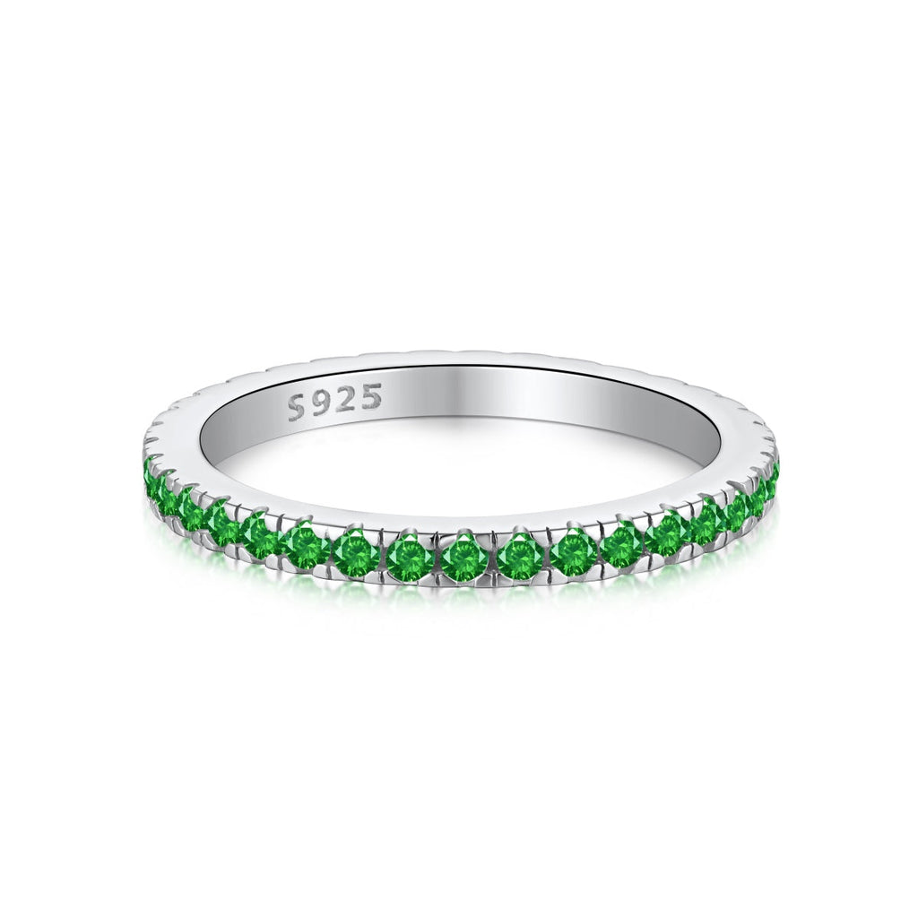 [HOT] Bague quotidienne délicate et scintillante à taille ronde