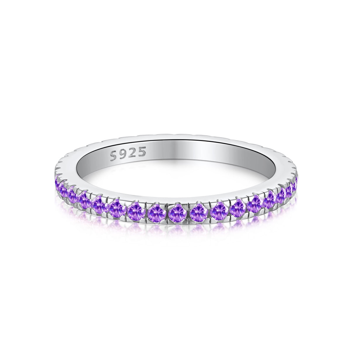 [HOT] Bague quotidienne délicate et scintillante à taille ronde
