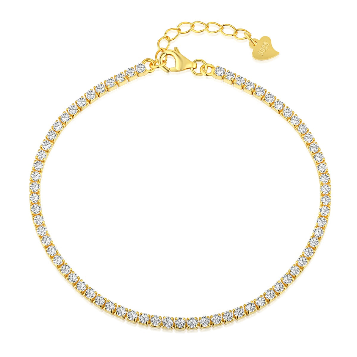 [HOT]Radiant Shinning Princess Cut Tennis Bracelet