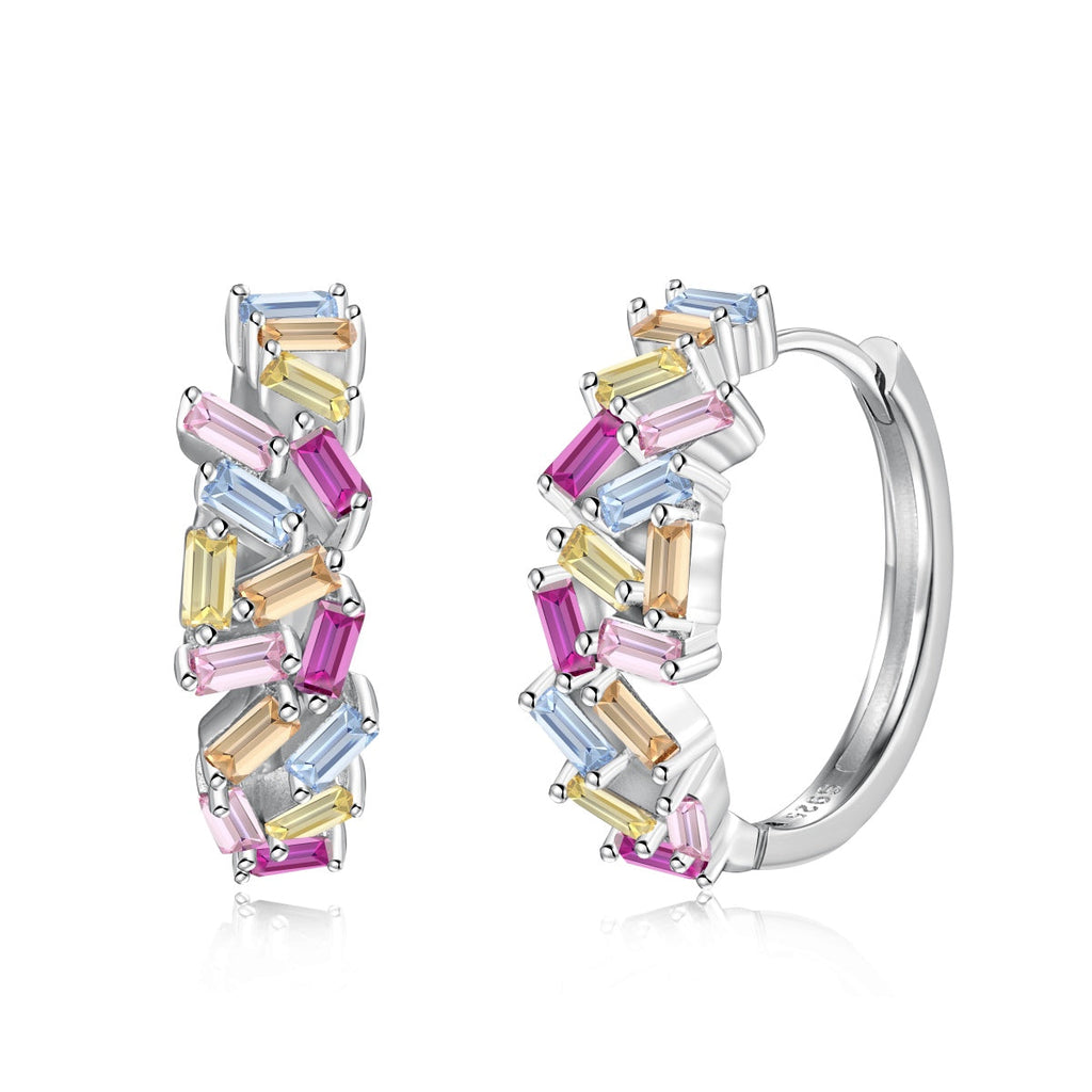 [HOT] Boucles d'oreilles éblouissantes et colorées en émeraude taille quotidienne