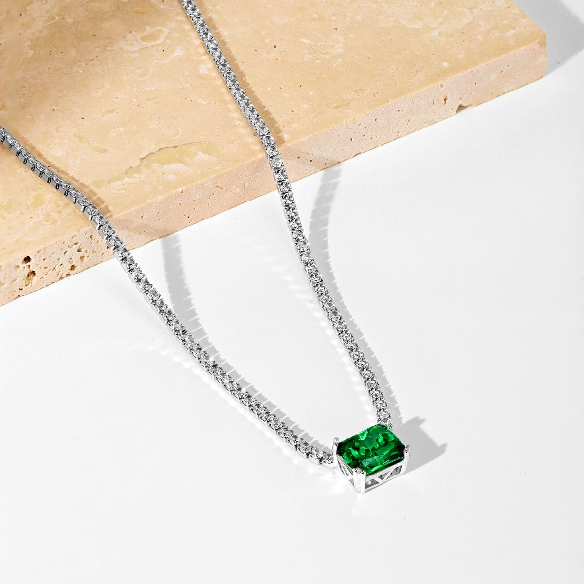 [HOT]4.0 Carat Elegant Radiant Cut Necklace
