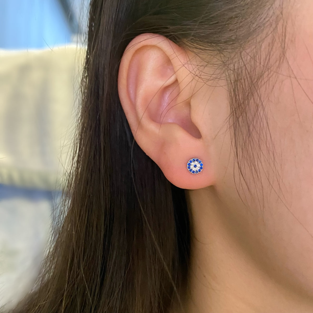 [HOT] Boucles d'oreilles clous d'oreille en os œil du diable