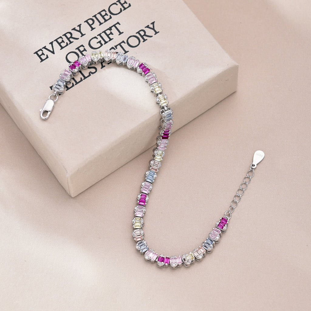 [HOT] Bracelet de fête délicat et coloré taille émeraude
