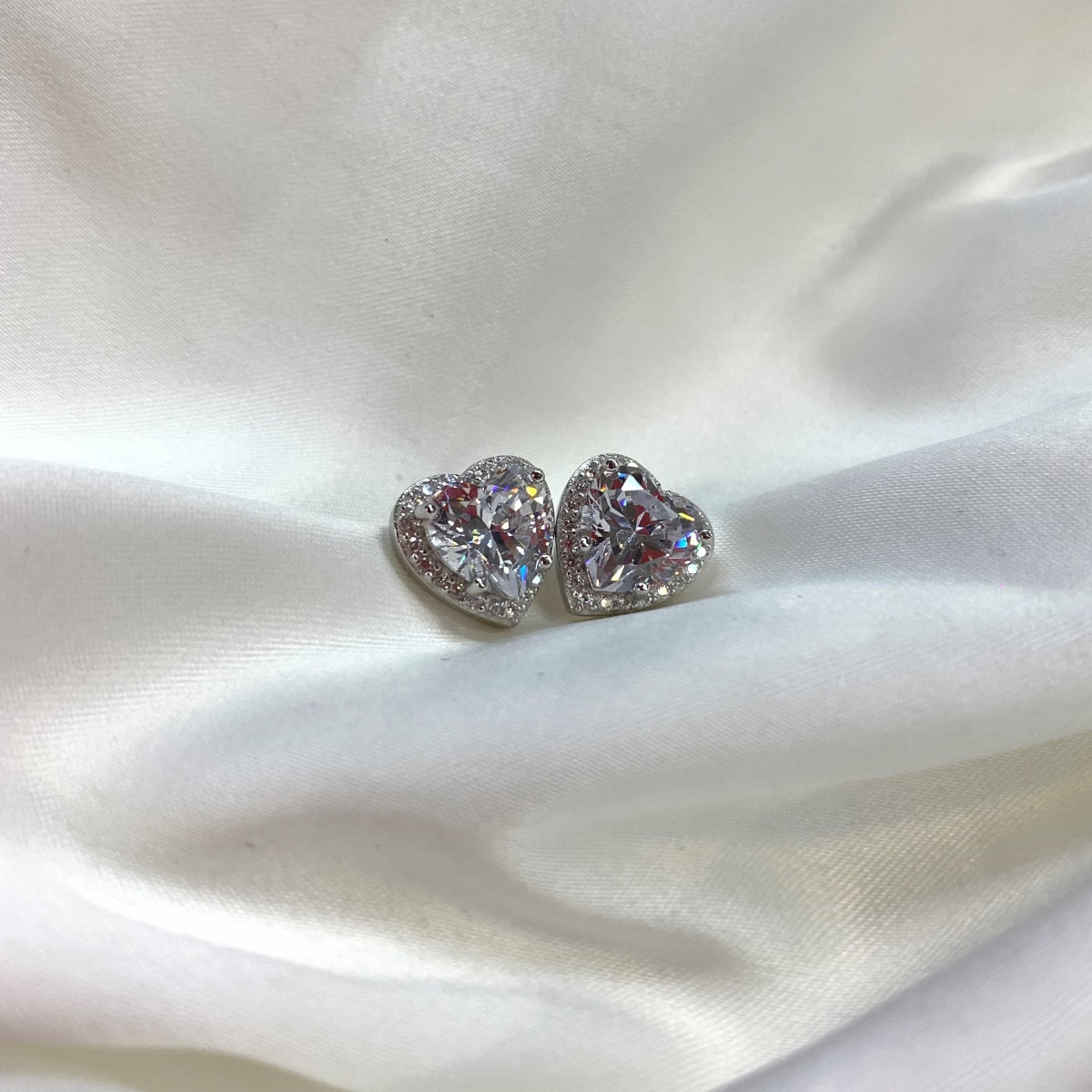 [HOT] Boucles d'oreilles scintillantes en forme de cœur pour amoureux