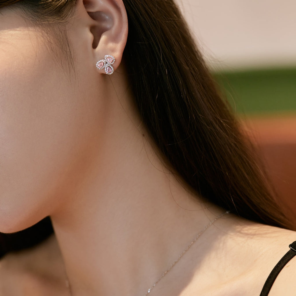 [HOT] Boucles d'oreilles ornées en forme de fleur en forme de poire