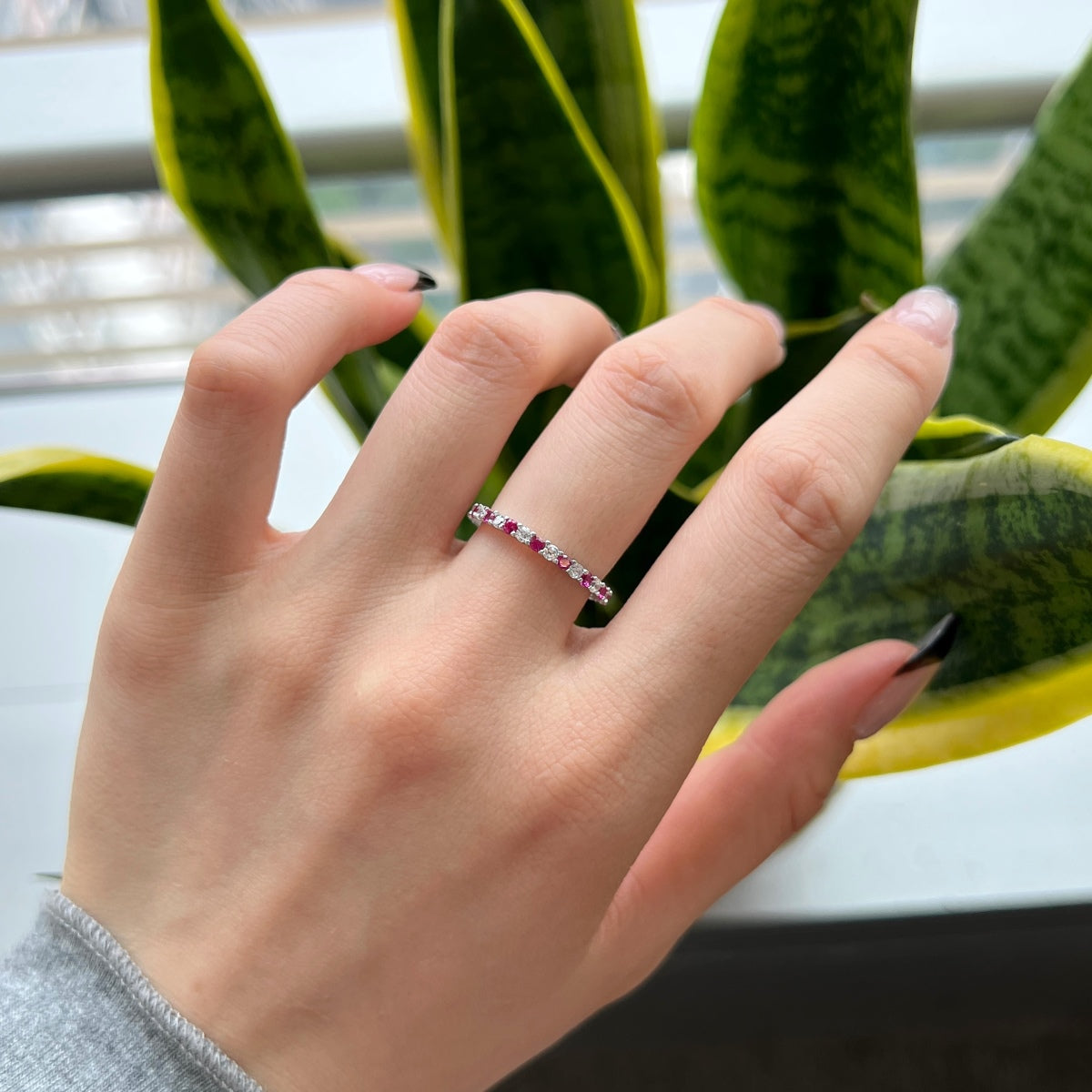 [HOT] Bague de tennis ronde colorée exquise