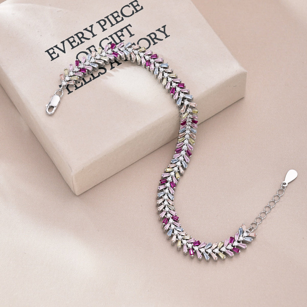 [HOT] Bracelet quotidien délicat taille émeraude radiante