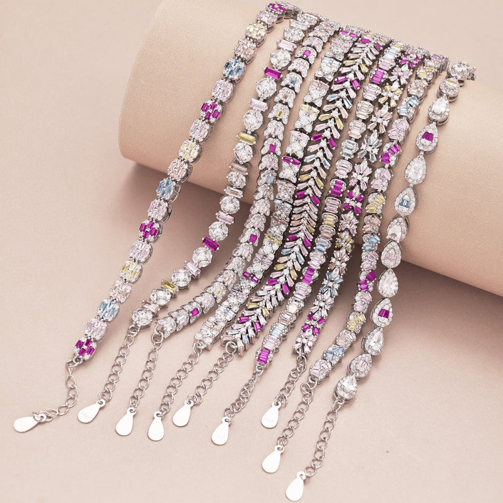 [HOT] Bracelet quotidien délicat taille émeraude radiante
