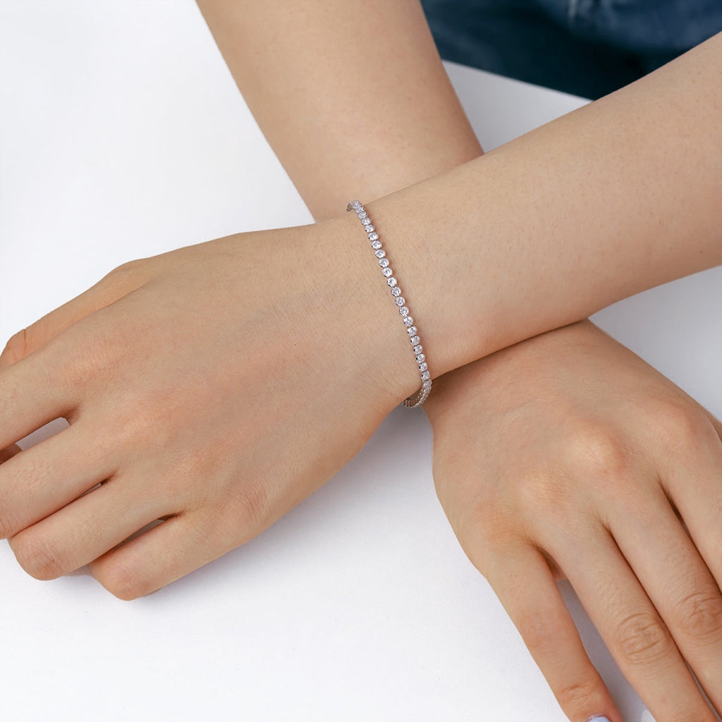 [HOT]Dazzling Sparkling Round Cut Daily Bracelet