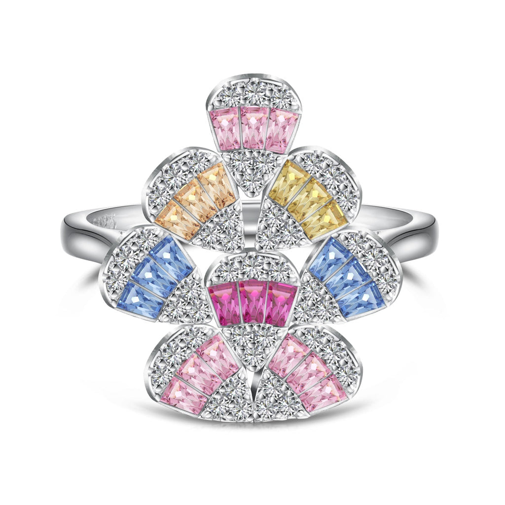 [HOT] Bague quotidienne scintillante et colorée en forme de goutte d'eau