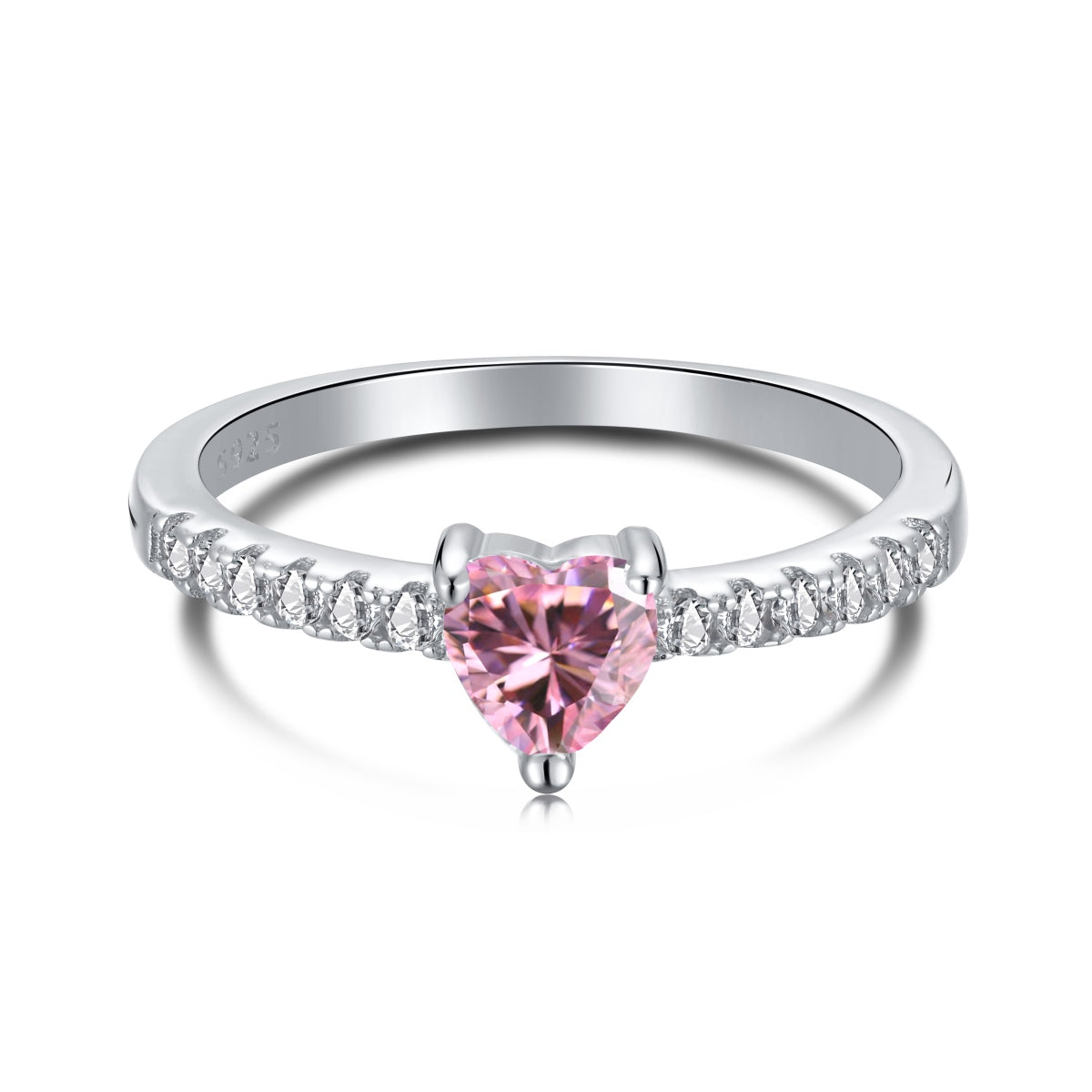 [HOT] Bague d'amour charmante en forme de cœur de 0,5 carat CaratEternity