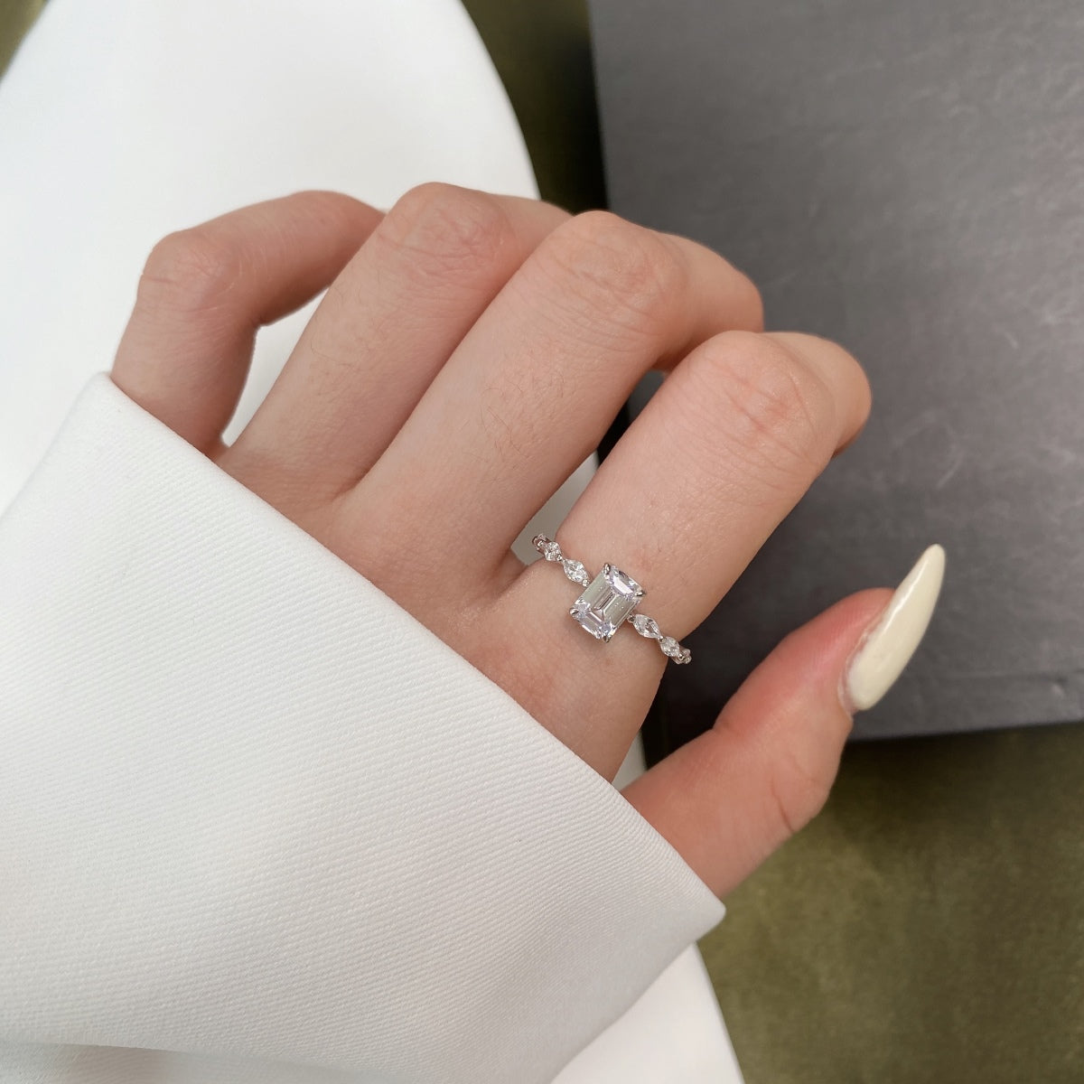 [HOT] Bague quotidienne délicate et resplendissante de 1,0 carat