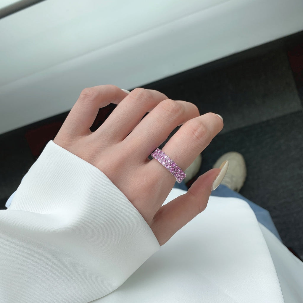 [HOT] Bague cœur scintillante