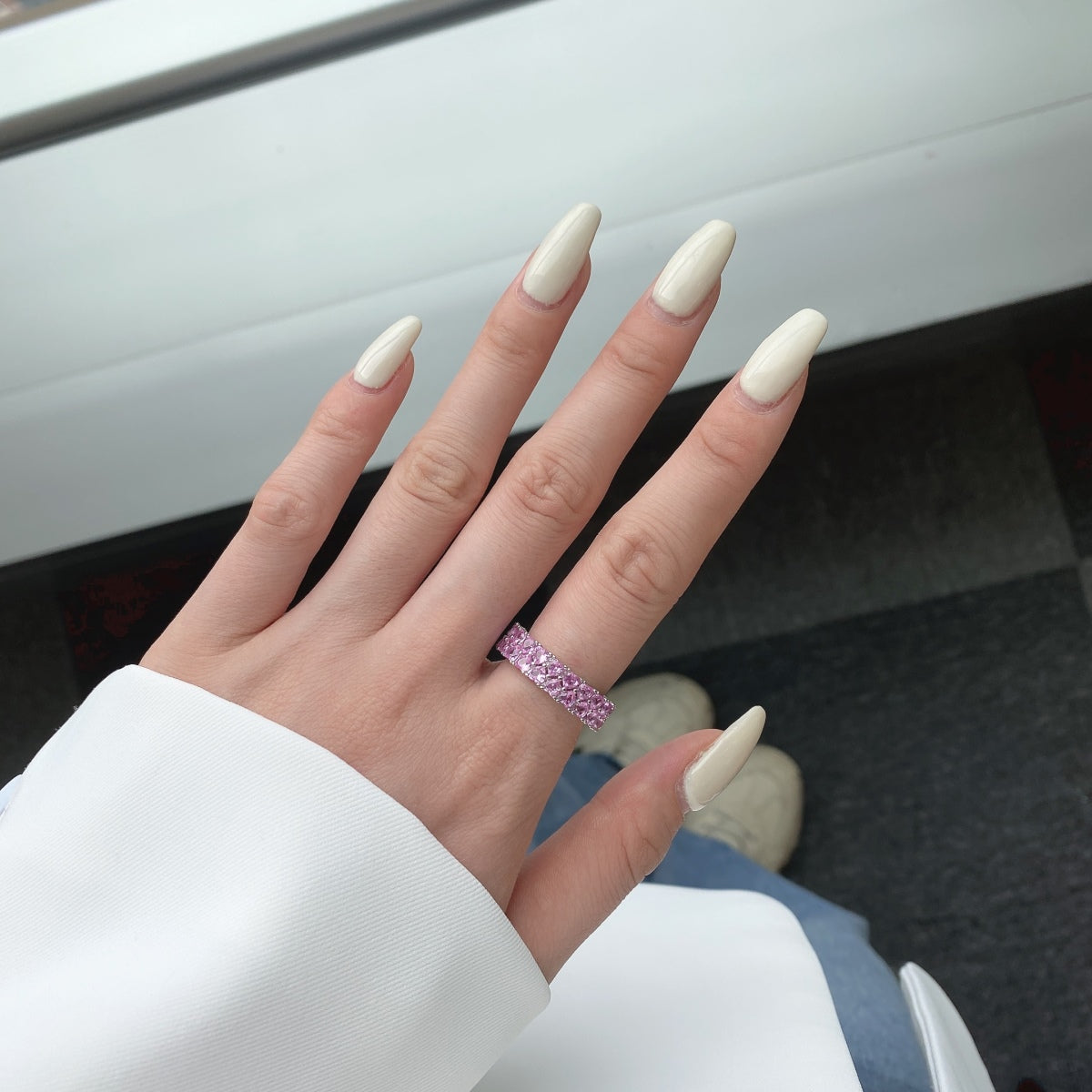 [HOT] Bague cœur scintillante
