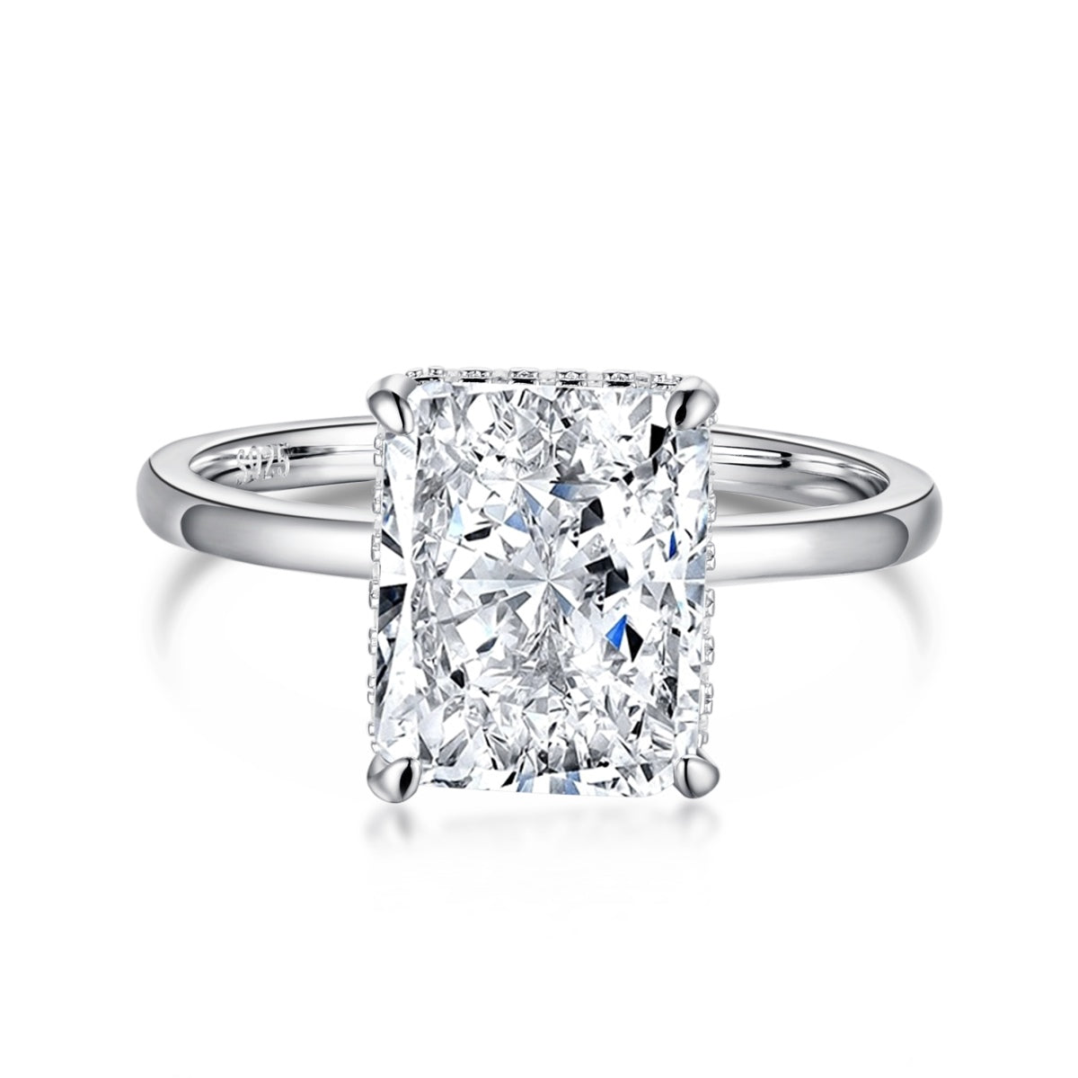 [HOT] Bague de banquet taille radiand ornée de 4,0 carats