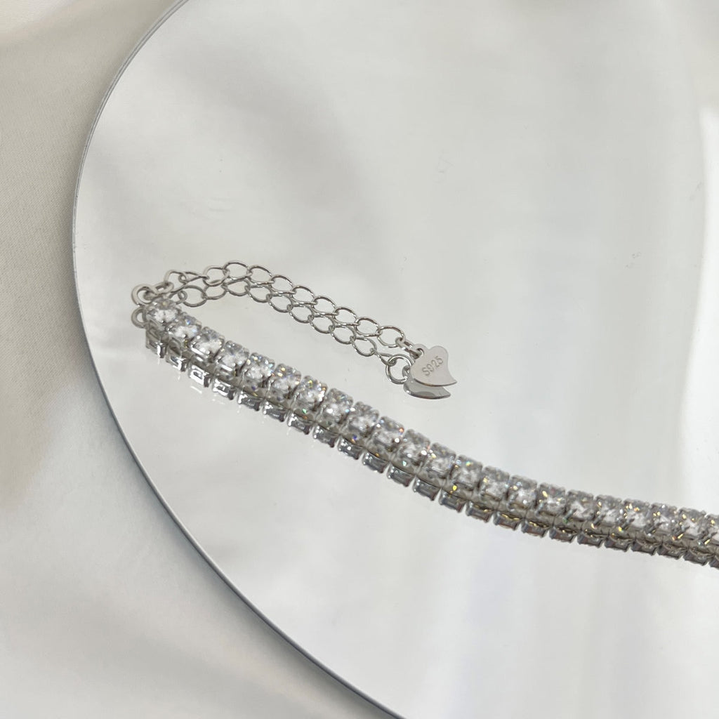 [HOT]Sparkling Round Cut Daily Bracelet