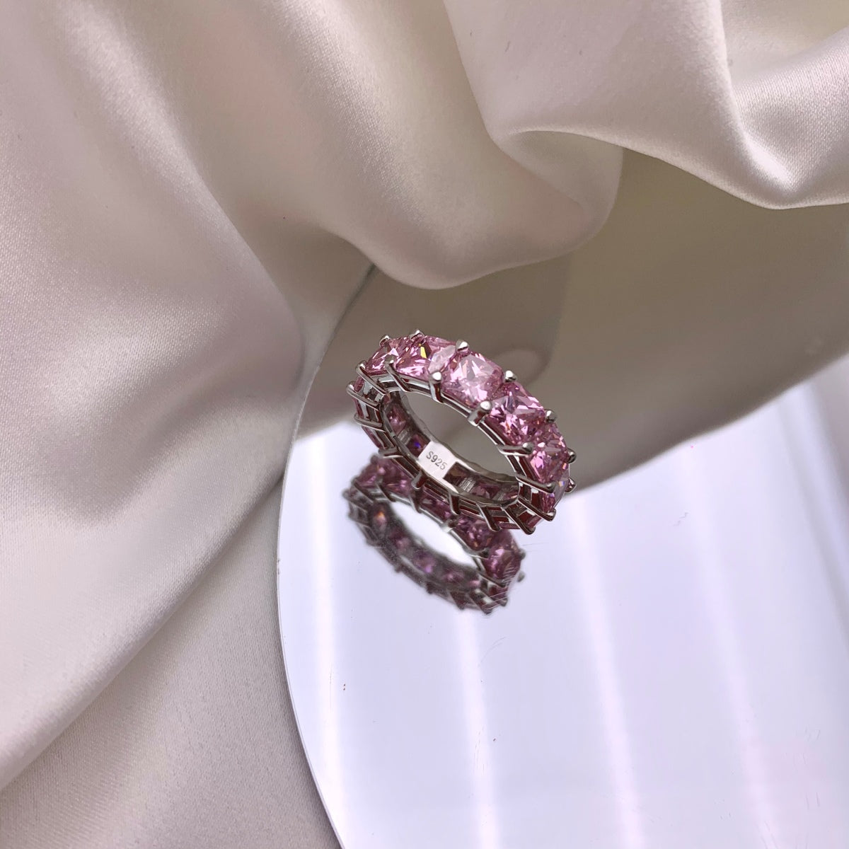 [HOT] Bague tennis élégante taille princesse