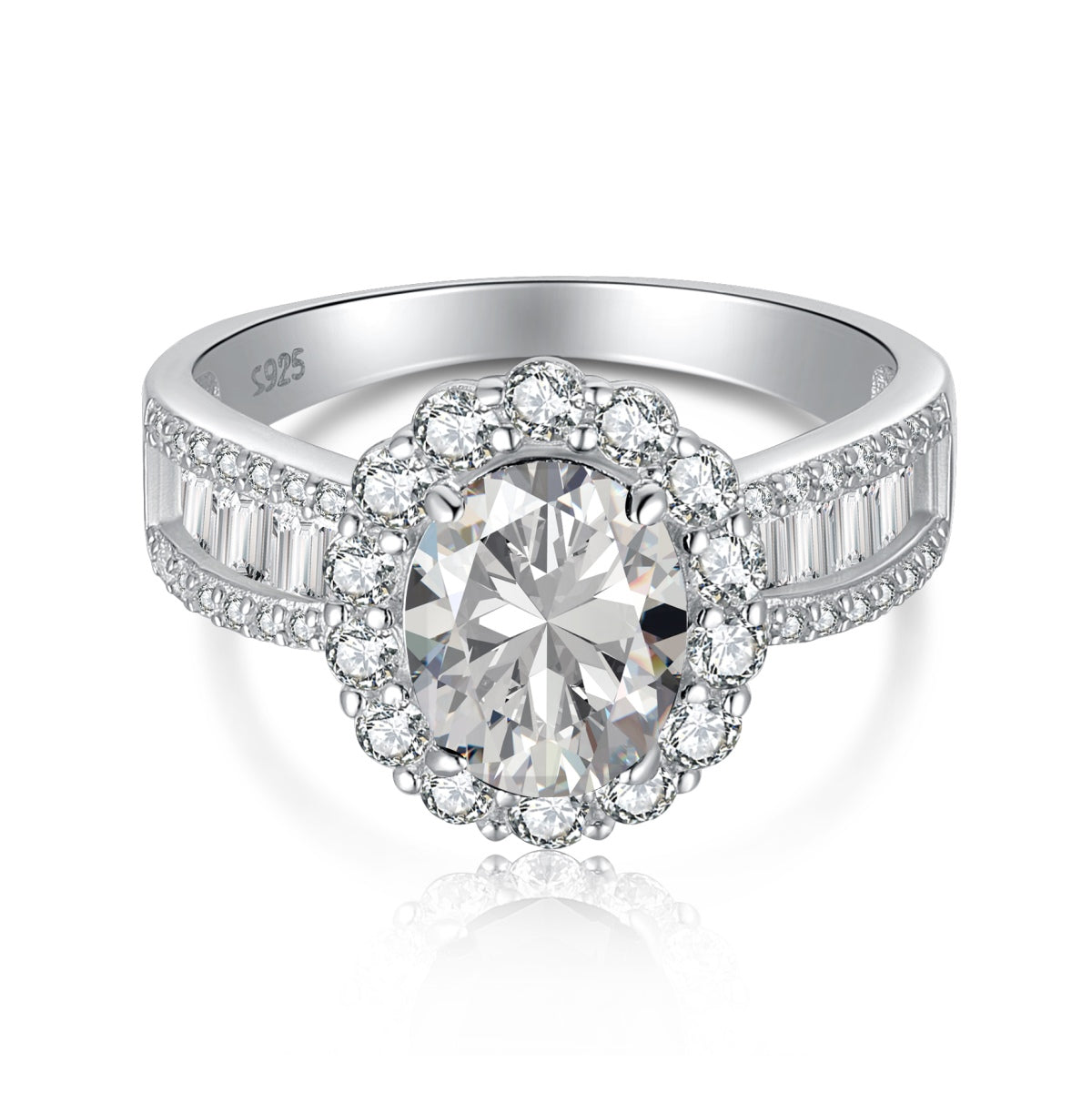 [HOT] Bague de banquet éblouissante et charmante de 1,5 carat à taille ovale