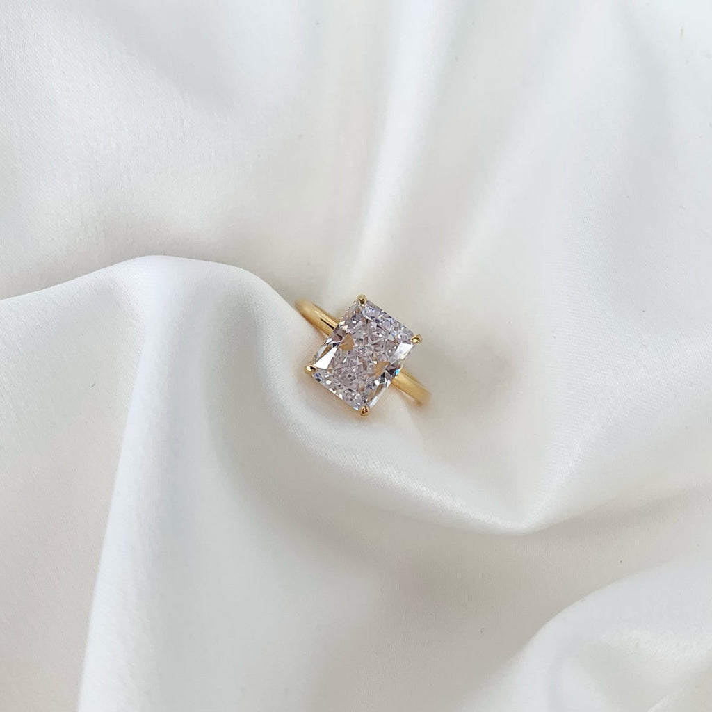 [HOT] Bague de banquet taille radiand ornée de 4,0 carats