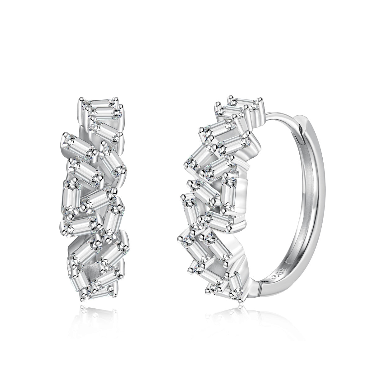 [HOT] Boucles d'oreilles éblouissantes et colorées en émeraude taille quotidienne