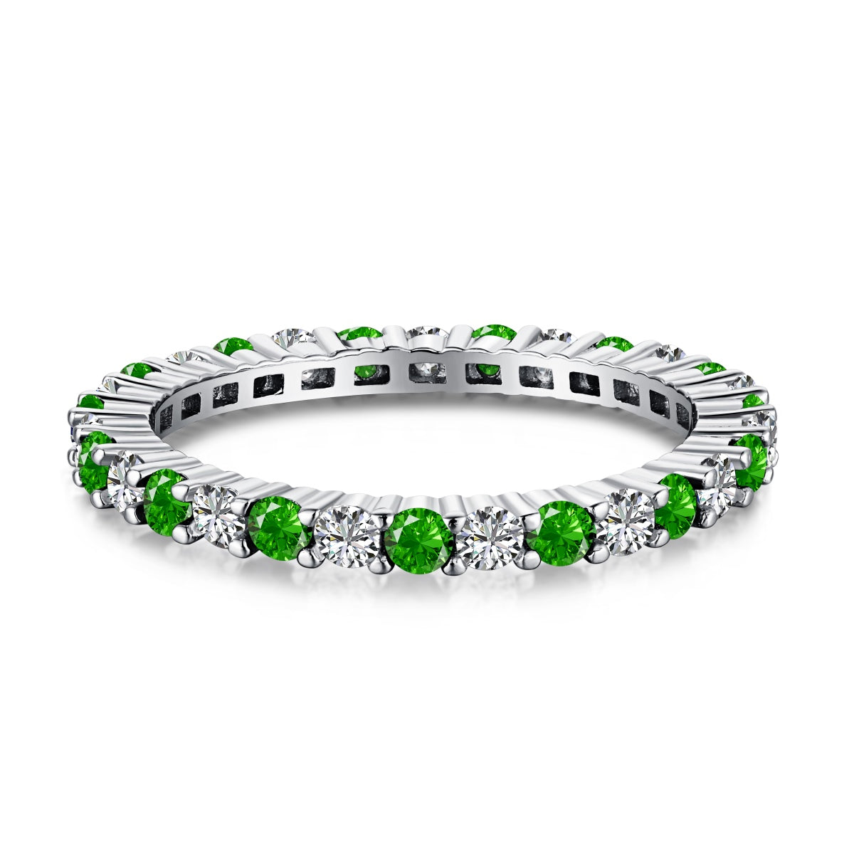 [HOT] Bague de tennis ronde colorée exquise