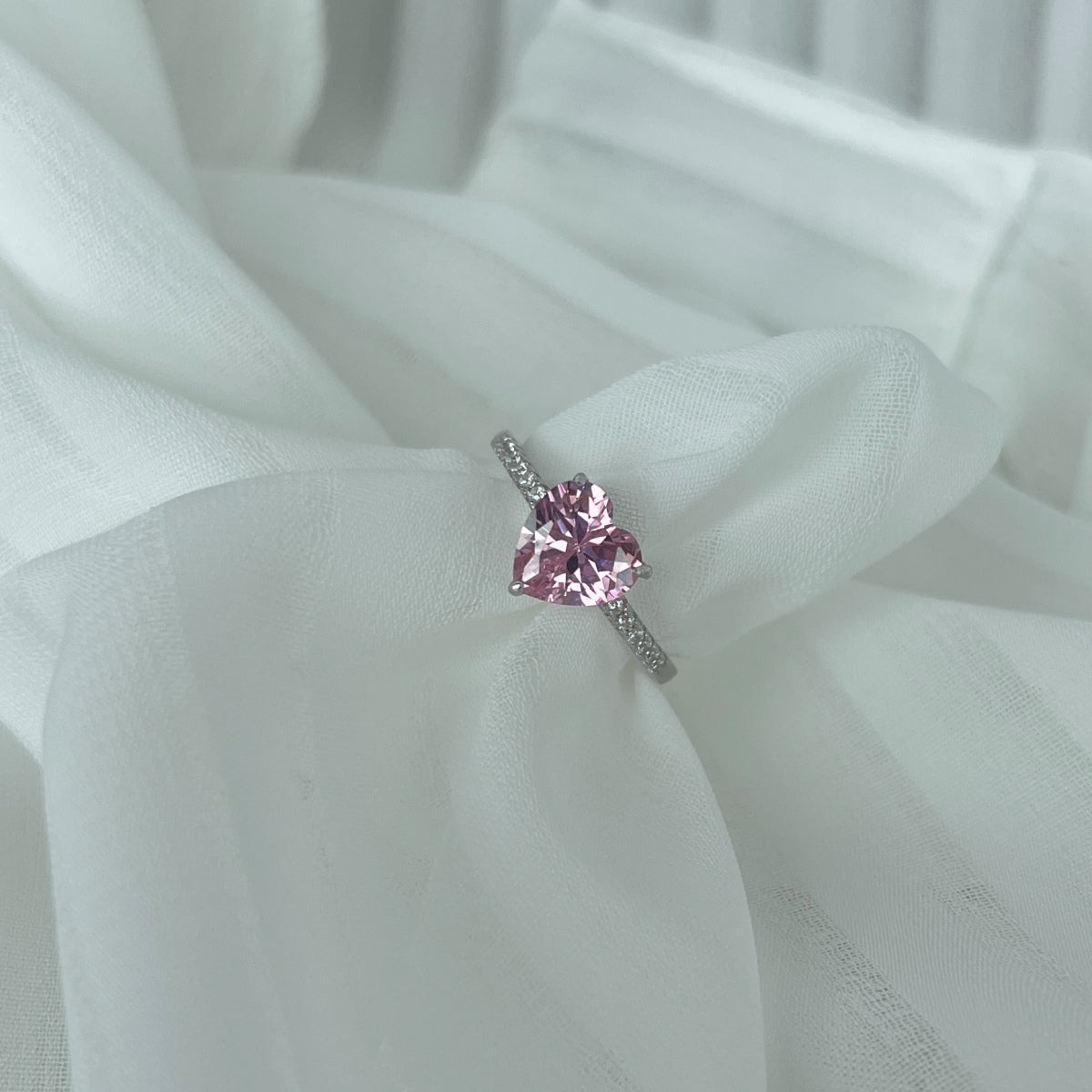 [HOT] Bague d'amoureux taille cœur éblouissante et brillante de 2,0 carats