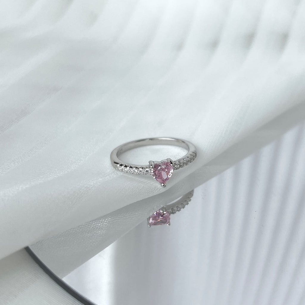[HOT] Bague d'amour charmante en forme de cœur de 0,5 carat CaratEternity