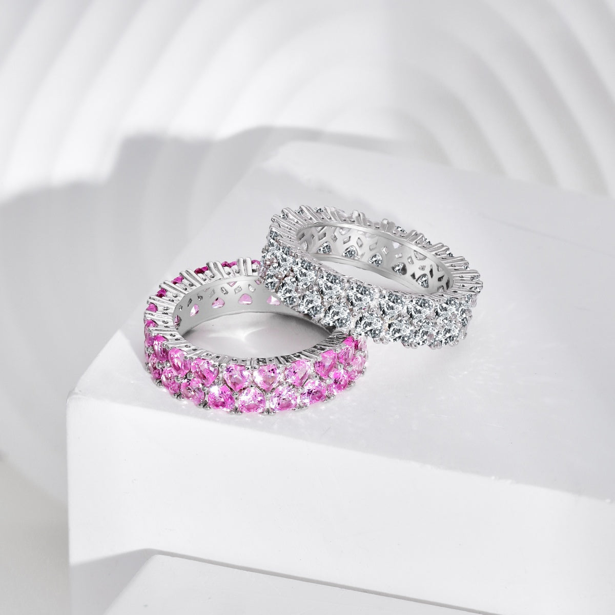 [HOT] Bague cœur scintillante